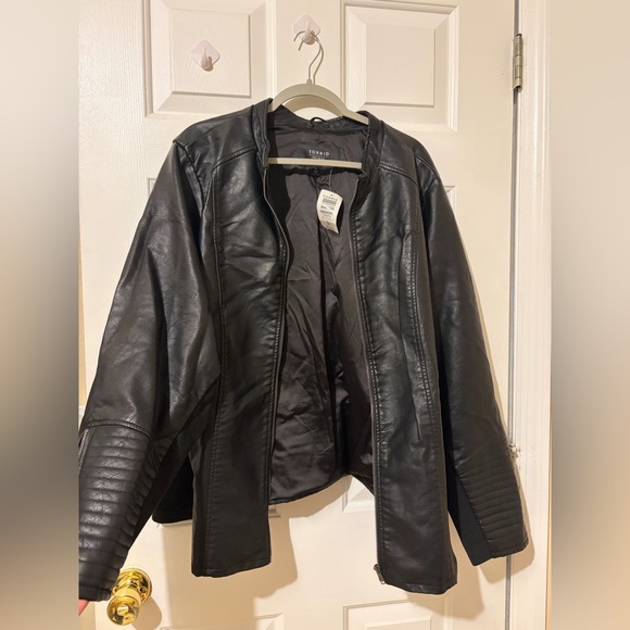 torrid Jackets & Blazers - Torrid Black Leather Jacket for Women